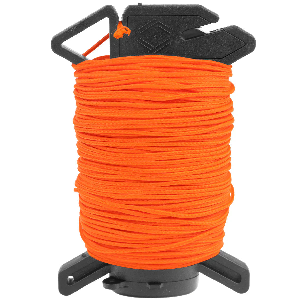 Blaze orange Onethiefsurplus Atwood Rope Ready Rope Micro for camping and hiking, compact and durable polyester cord.