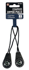 Button Compass Zipper Pull - OVERLANDERS Outfitter