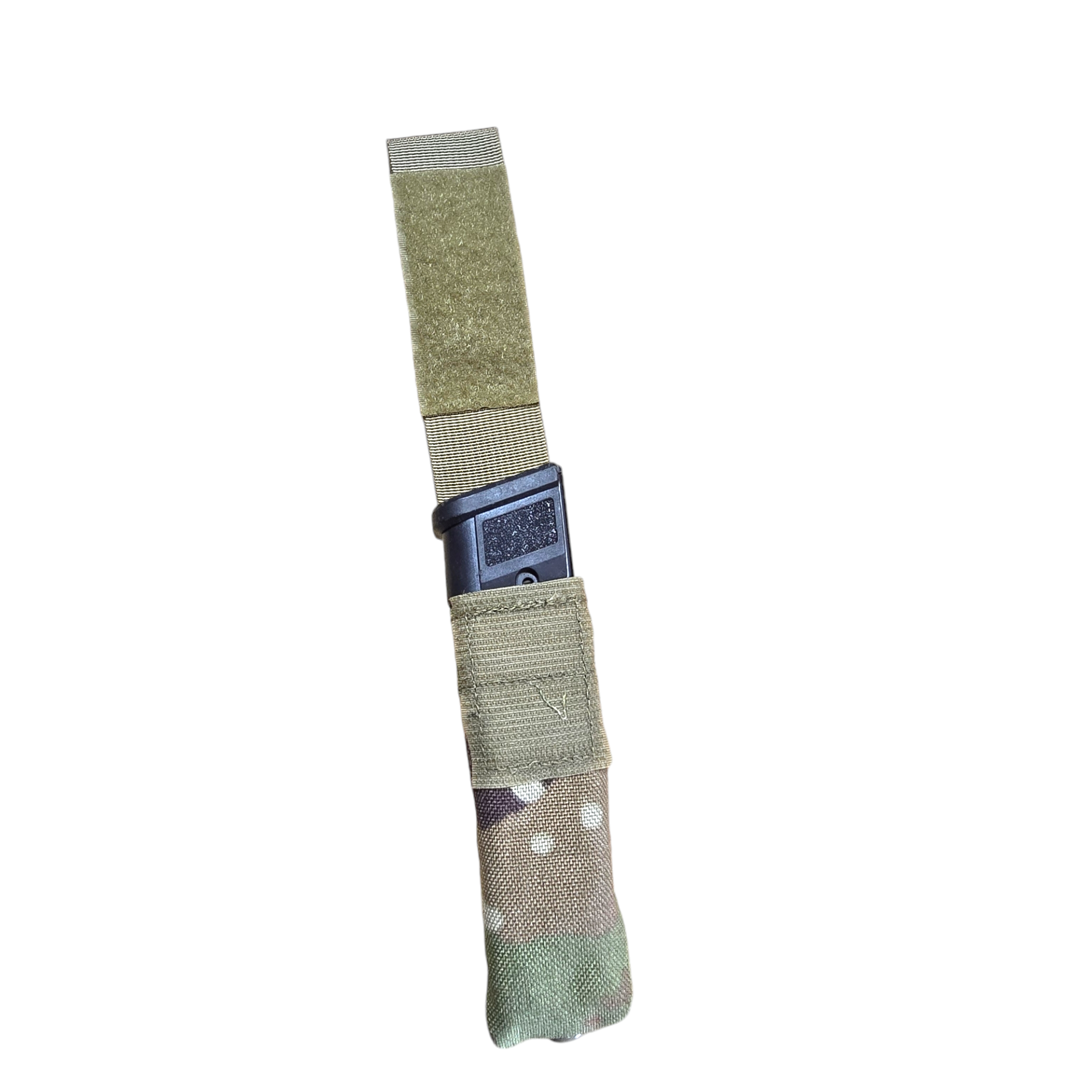 Onethiefsurplus MOLLE II Extended M17 single magazine pouch for camping and hiking, featuring durable MOLLE attachment system.