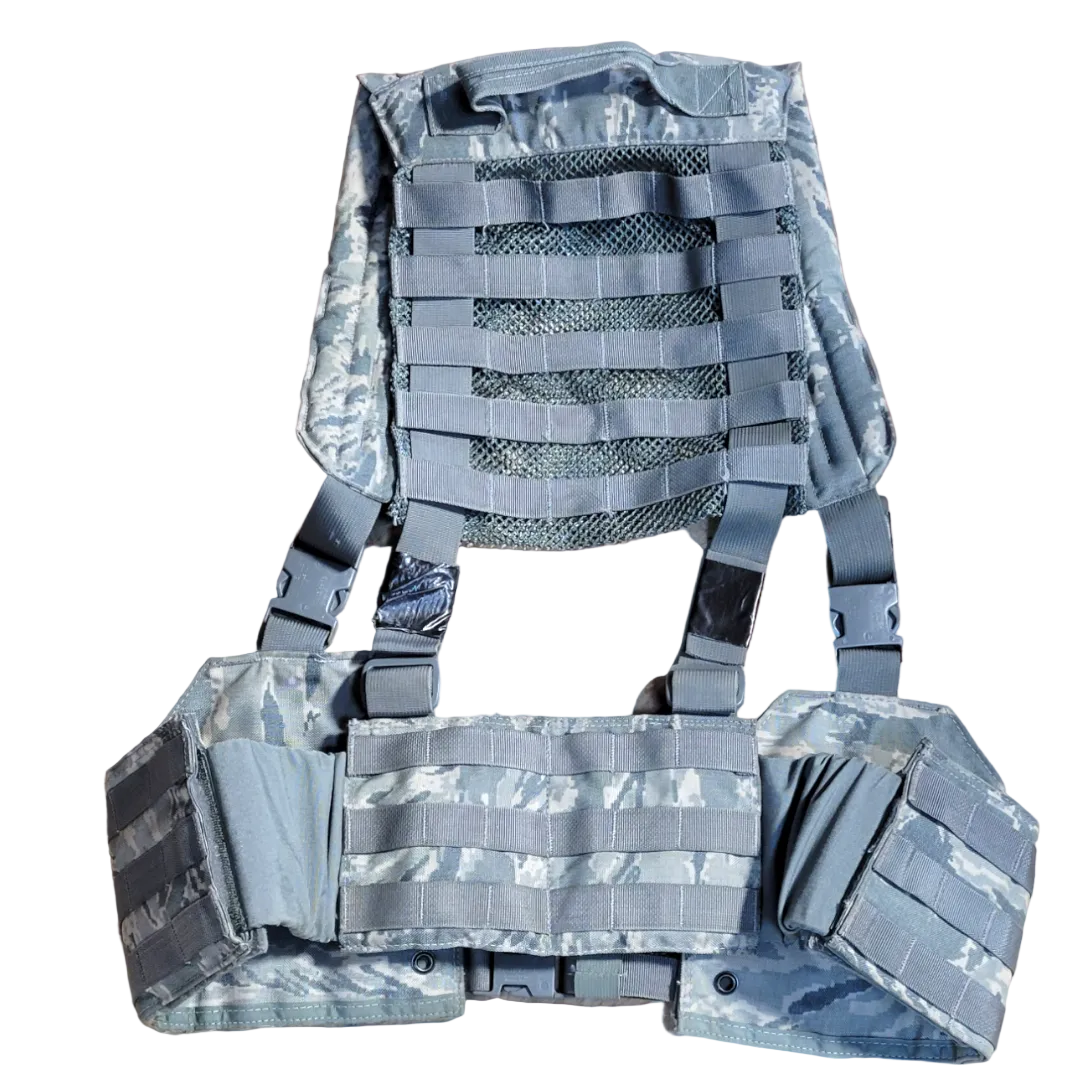 Onethiefsurplus DFCLS H Gear Harness for camping and hiking, durable black harness with adjustable straps and gear loops.