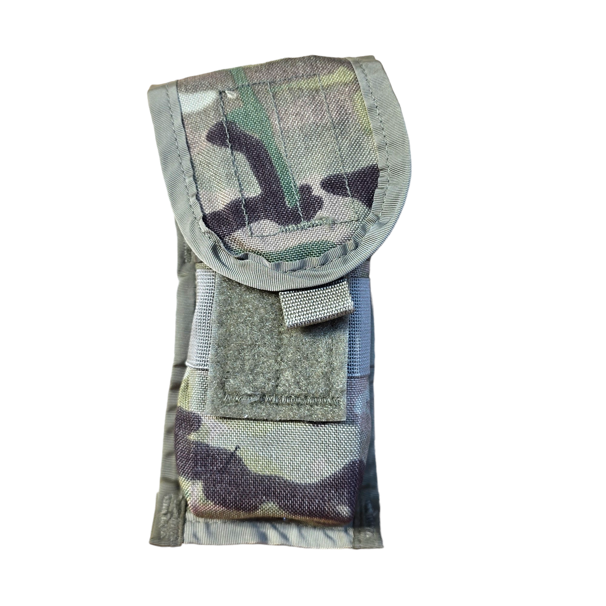 Onethiefsurplus camping and hiking double or single magazine pouch with durable fabric and multiple compartments for gear storage.