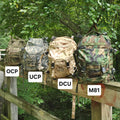 Onethiefsurplus MOLLE II Assault Pack for camping and hiking with multiple compartments and durable military-style design.