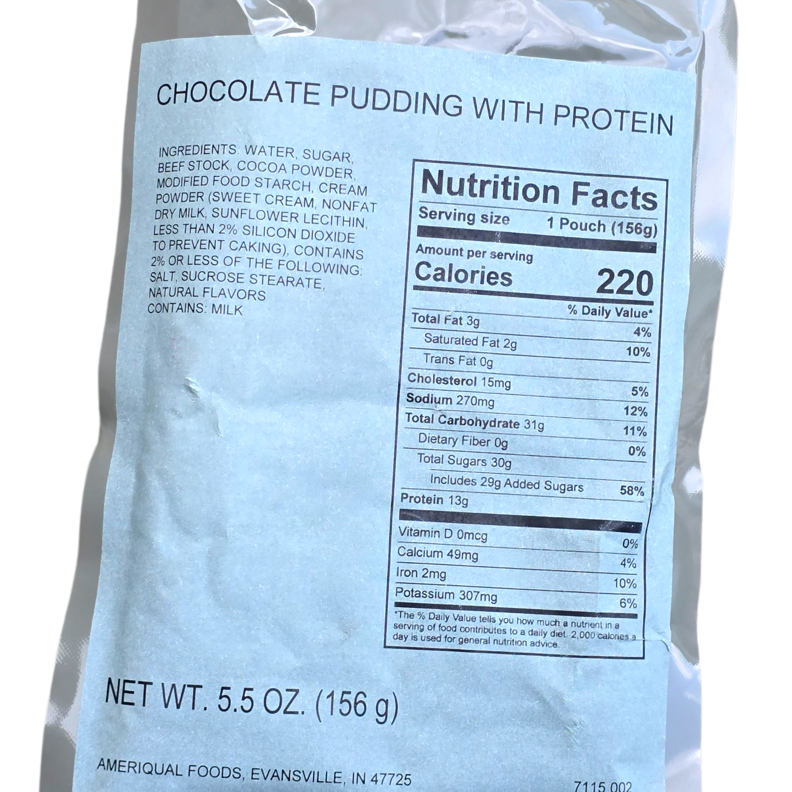 Onethiefsurplus MRE Entree for camping and hiking, ready-to-eat meal in a lightweight, durable packaging suitable for outdoor adventures.