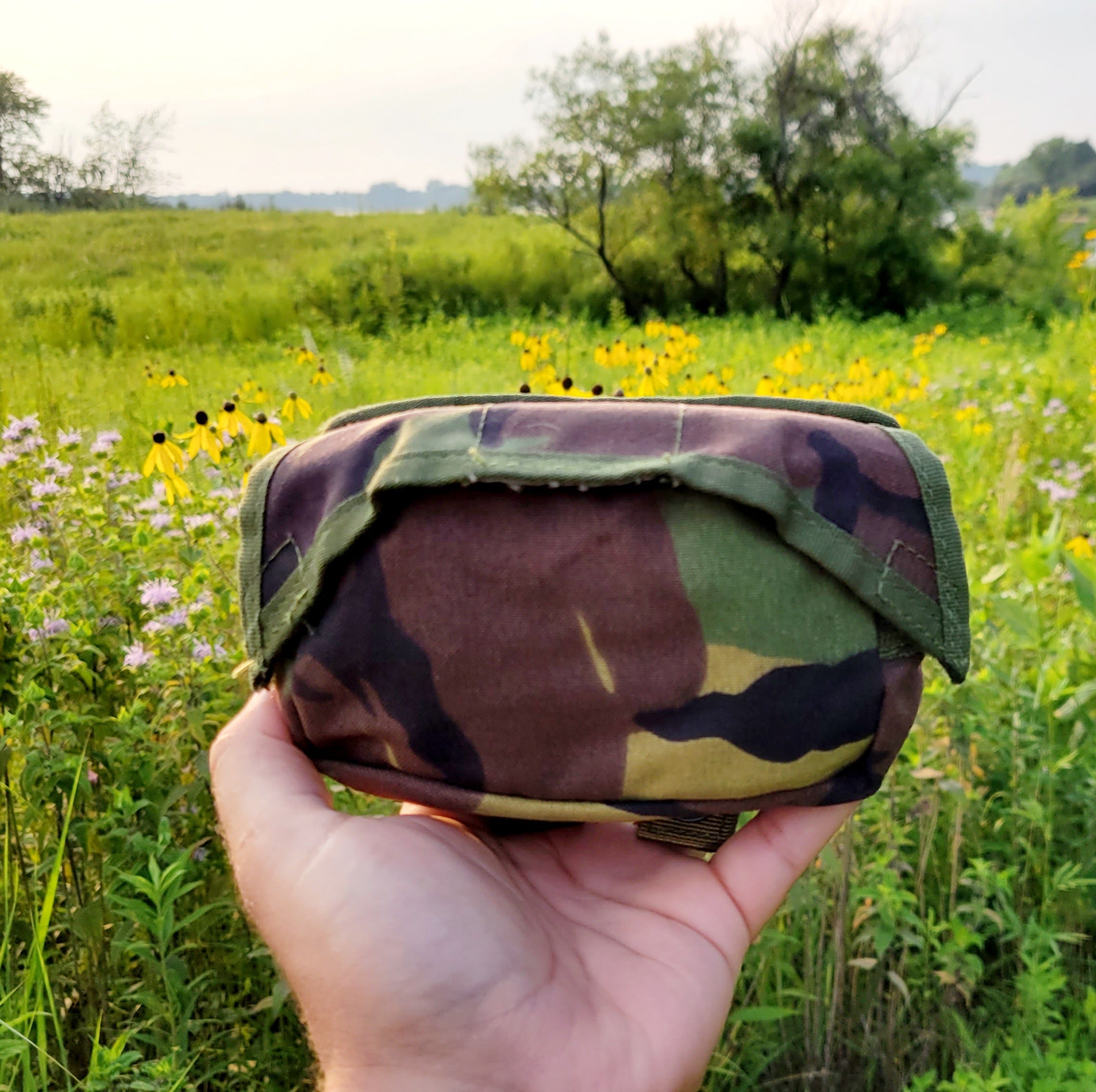 Dutch DPM pattern pouch with MOLLE/PALS attachments - OVERLANDERS Outfitter