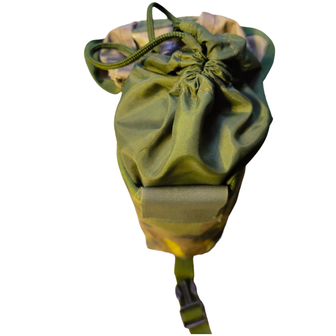 Dutch DPM Woodland MOLLE general purpose pouch by onethiefsurplus with multiple compartments and MOLLE attachment system.