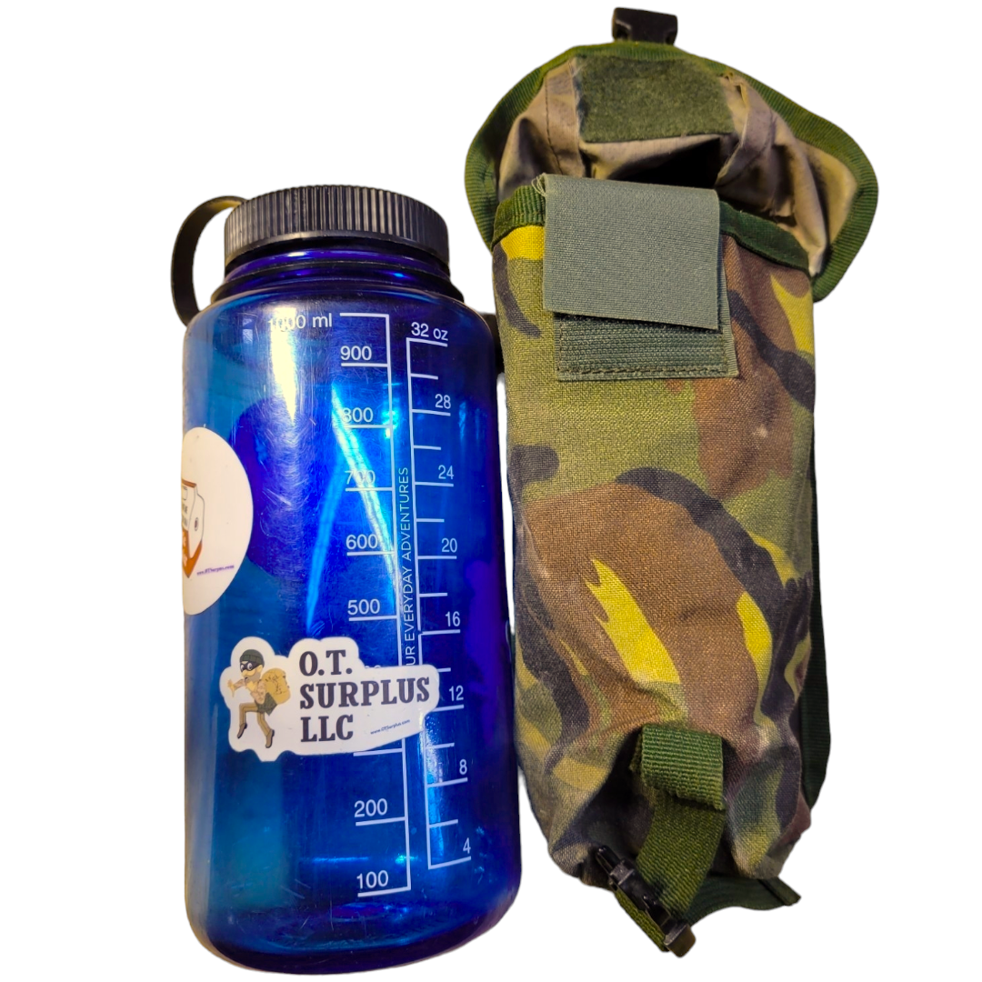 Dutch DPM Woodland MOLLE general purpose pouch by onethiefsurplus, showing a durable tactical pouch with MOLLE webbing in woodland camouflage.