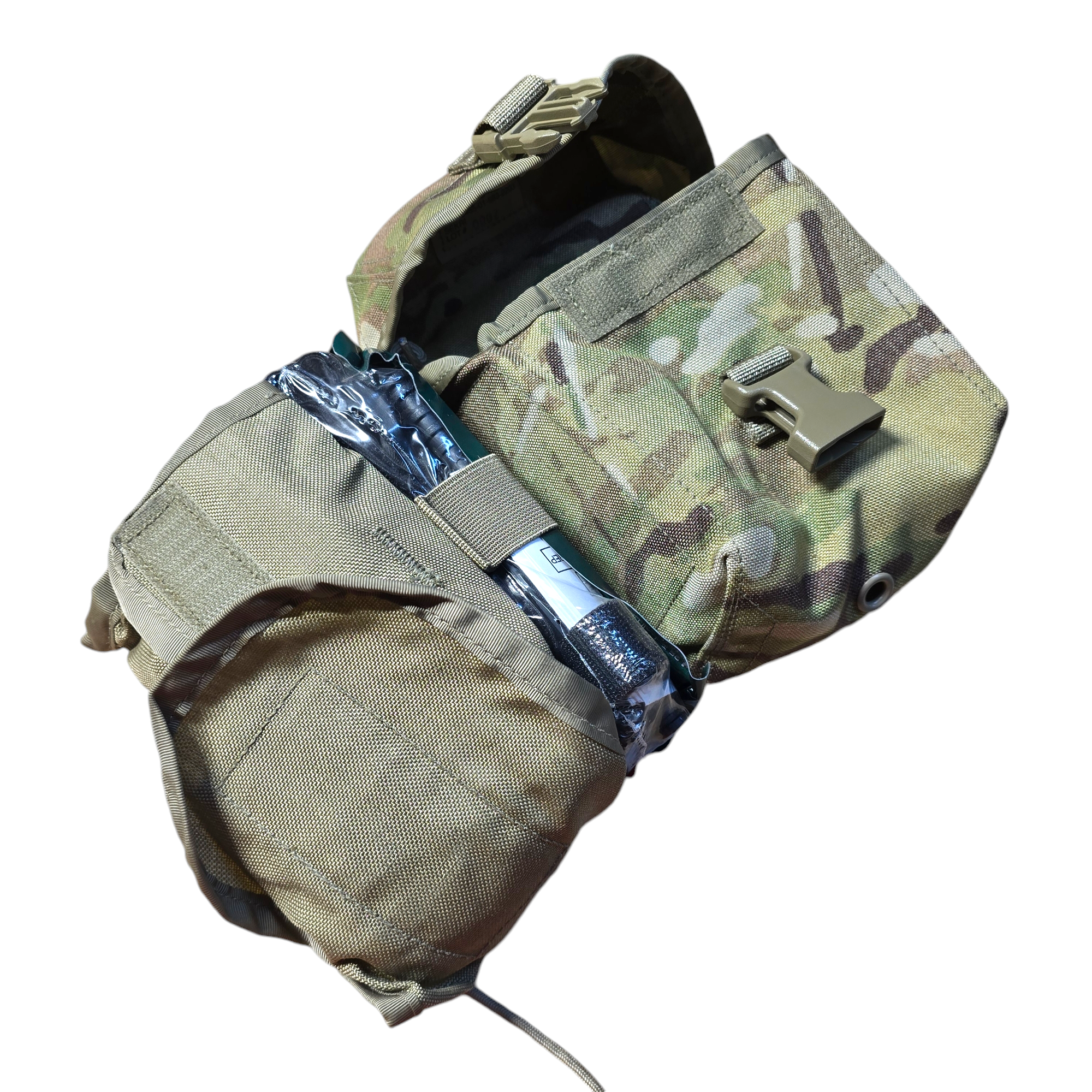 Onethiefsurplus IFAK pouch with insert and supplies for first aid and emergency medical kits.