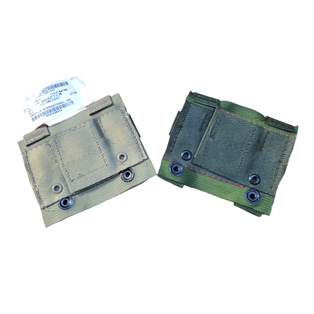 Black K-Bar MOLLE adapter by onethiefsurplus designed to attach to tactical gear with MOLLE straps.