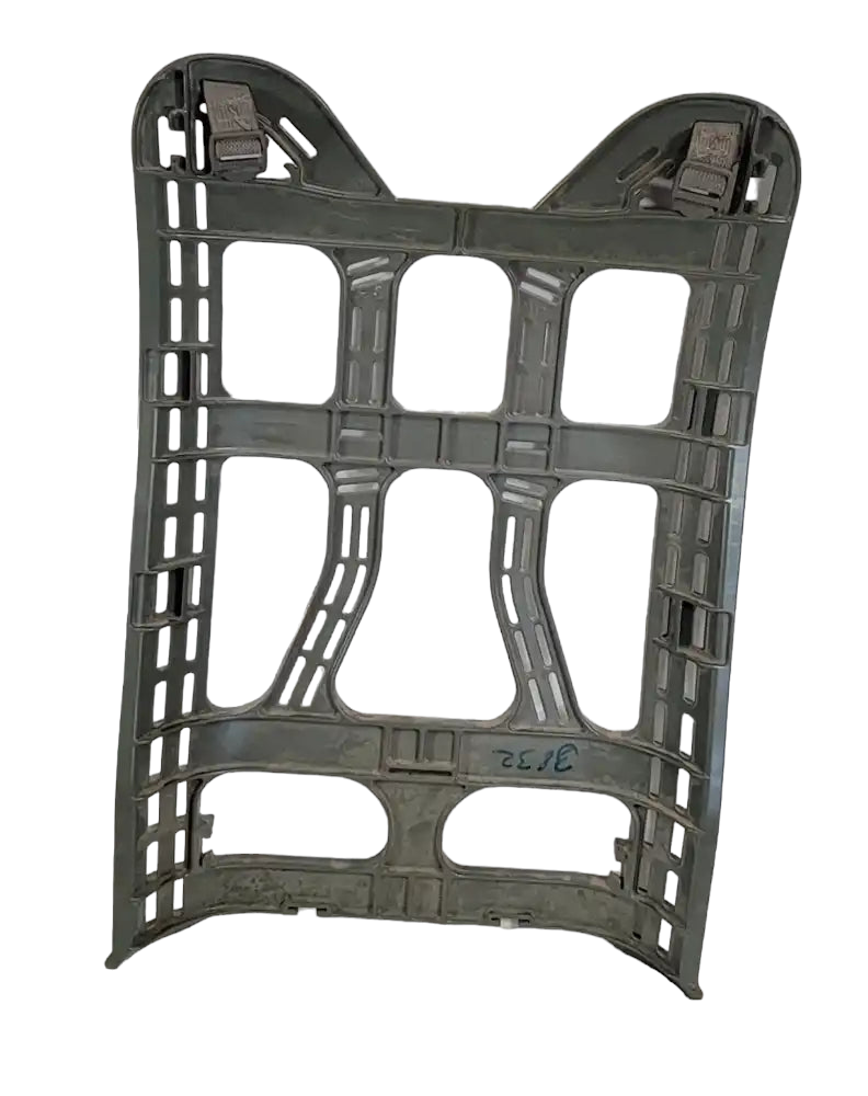 Foliage green MOLLE II large rucksack frame by onethiefsurplus with adjustable straps and durable metal construction for outdoor use.