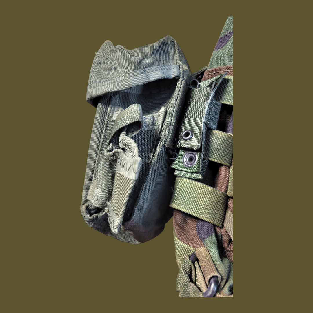 Olive drab Molle to ALICE adapter by onethiefsurplus, military gear accessory for attaching ALICE packs to Molle systems.