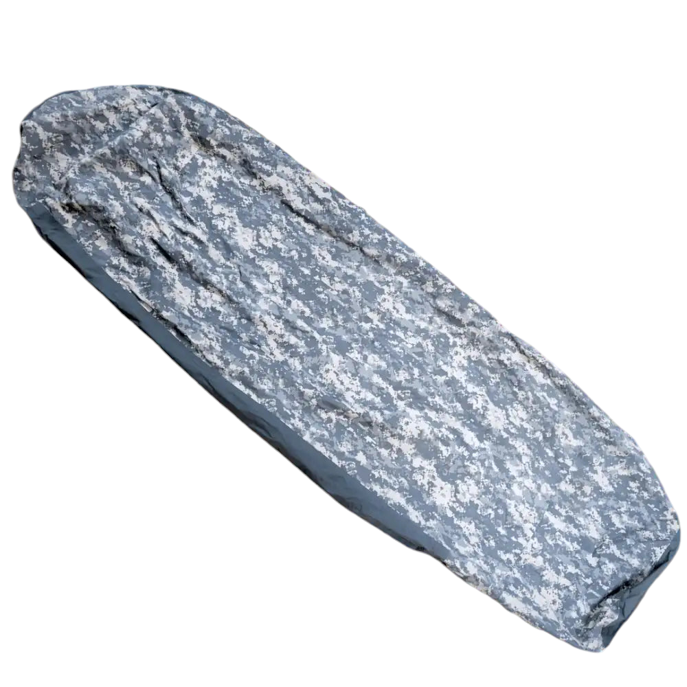 Onethiefsurplus UCP/ACU Bivy Cover showing camouflage fabric and durable waterproof design for military or outdoor use.