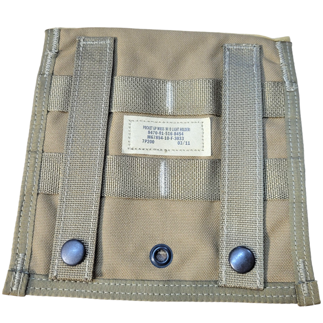 USGI MBSS Velcro admin pouch by onethiefsurplus, tactical pouch with Velcro closure and multiple compartments for gear storage.