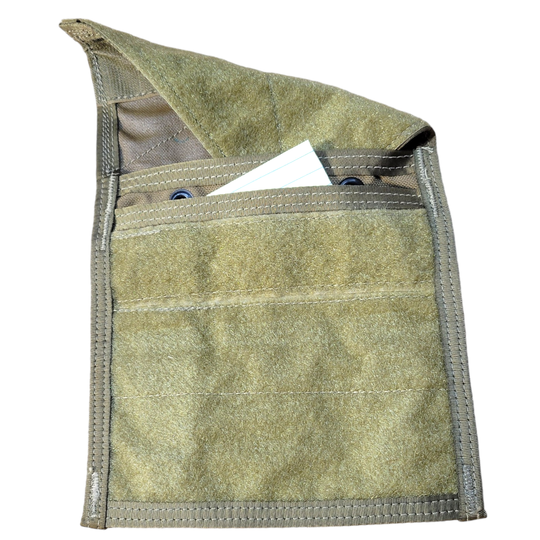 USGI MBSS Velcro Admin Pouch by onethiefsurplus with multiple compartments and Velcro closure for tactical gear storage.