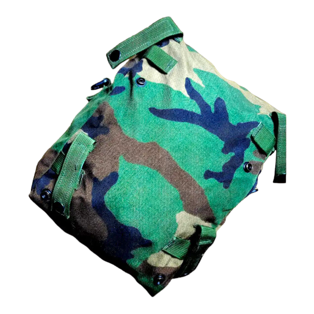 USGI MOLLE II Sustainment Pouch by onethiefsurplus in various patterns, Woodland camouflage, Grade 2 military gear accessory
