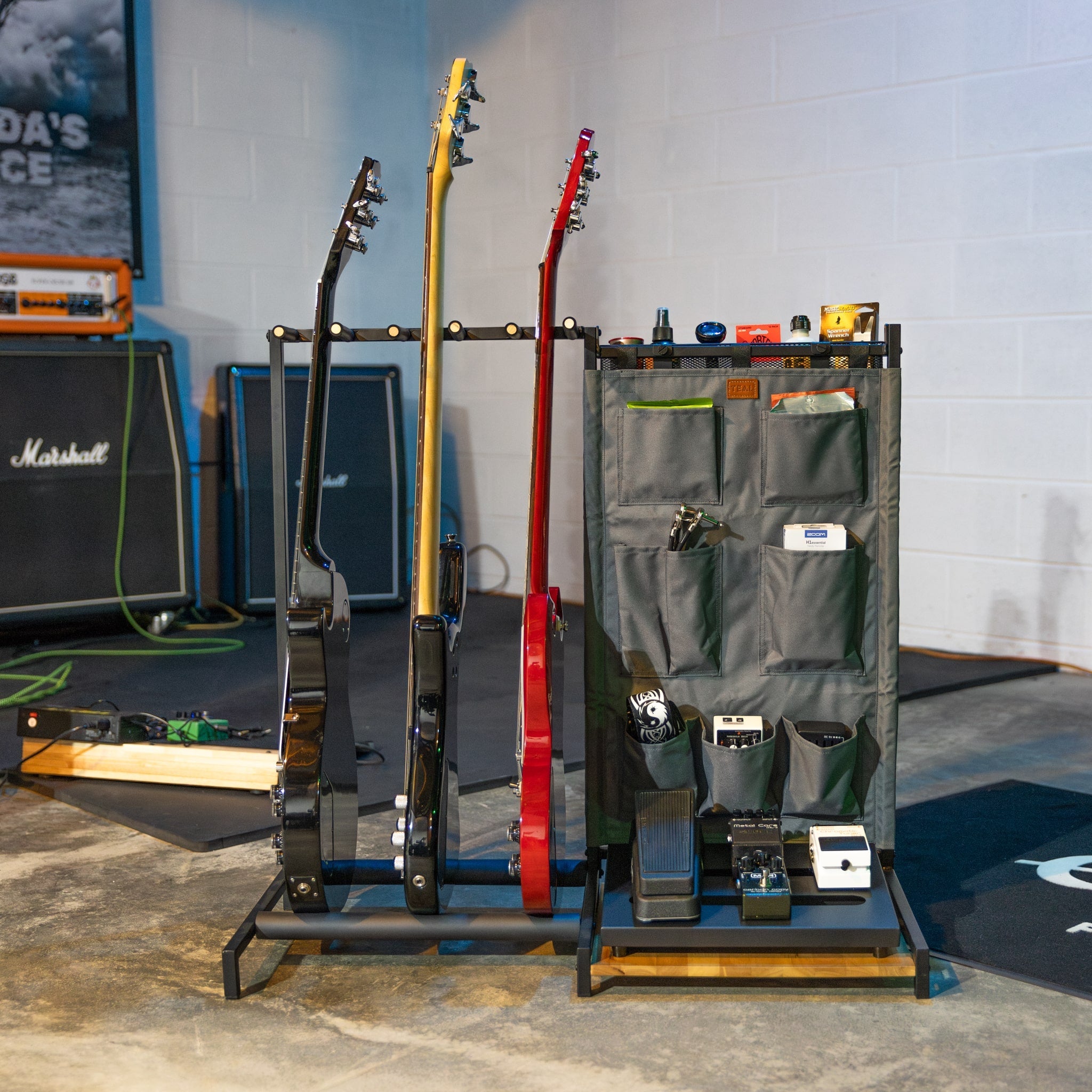 The Opener 5-Slot Guitar Rack | Gray - OVERLANDERS Outfitter