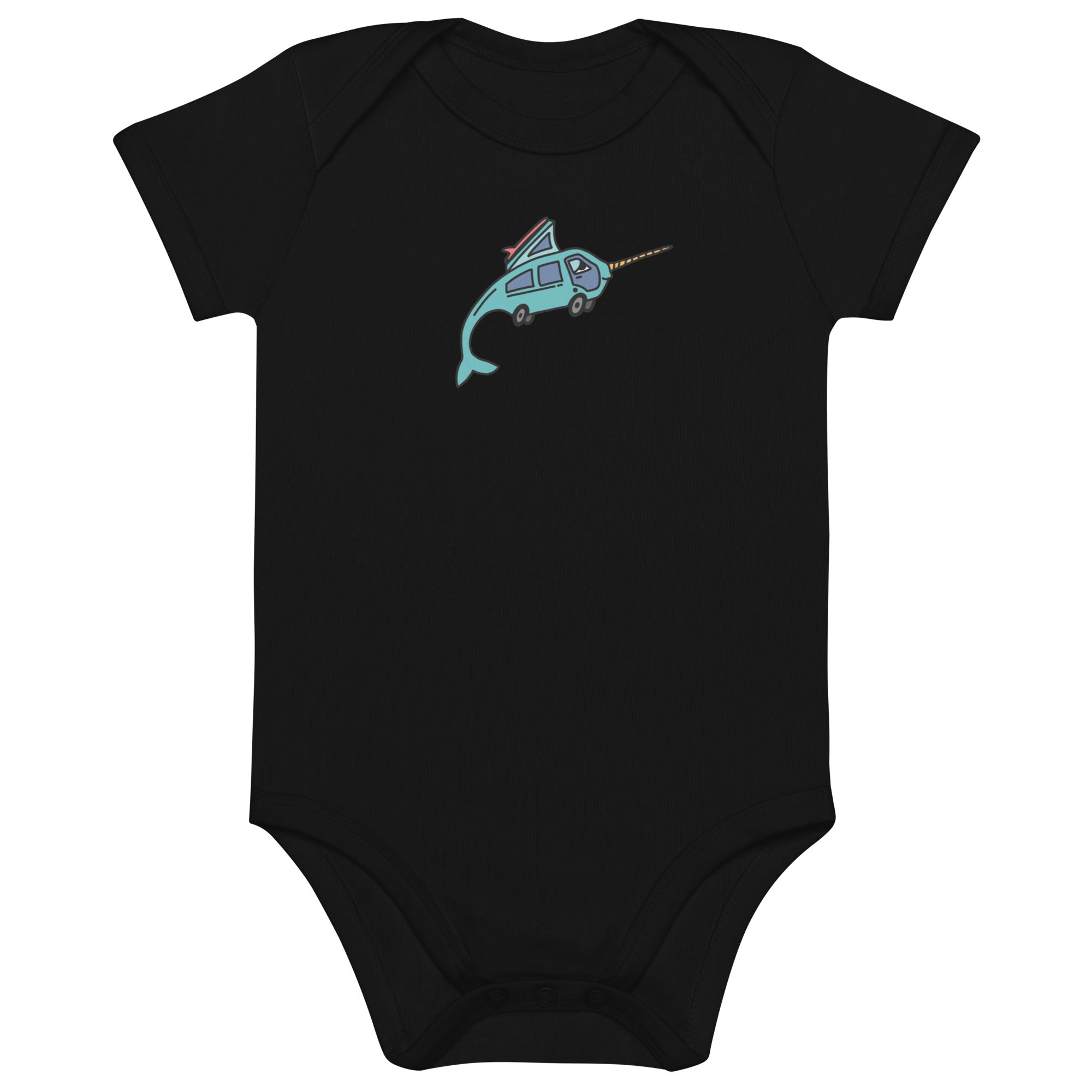 Narwhal Ned One-Piece Baby Bodysuit - OVERLANDERS Outfitter