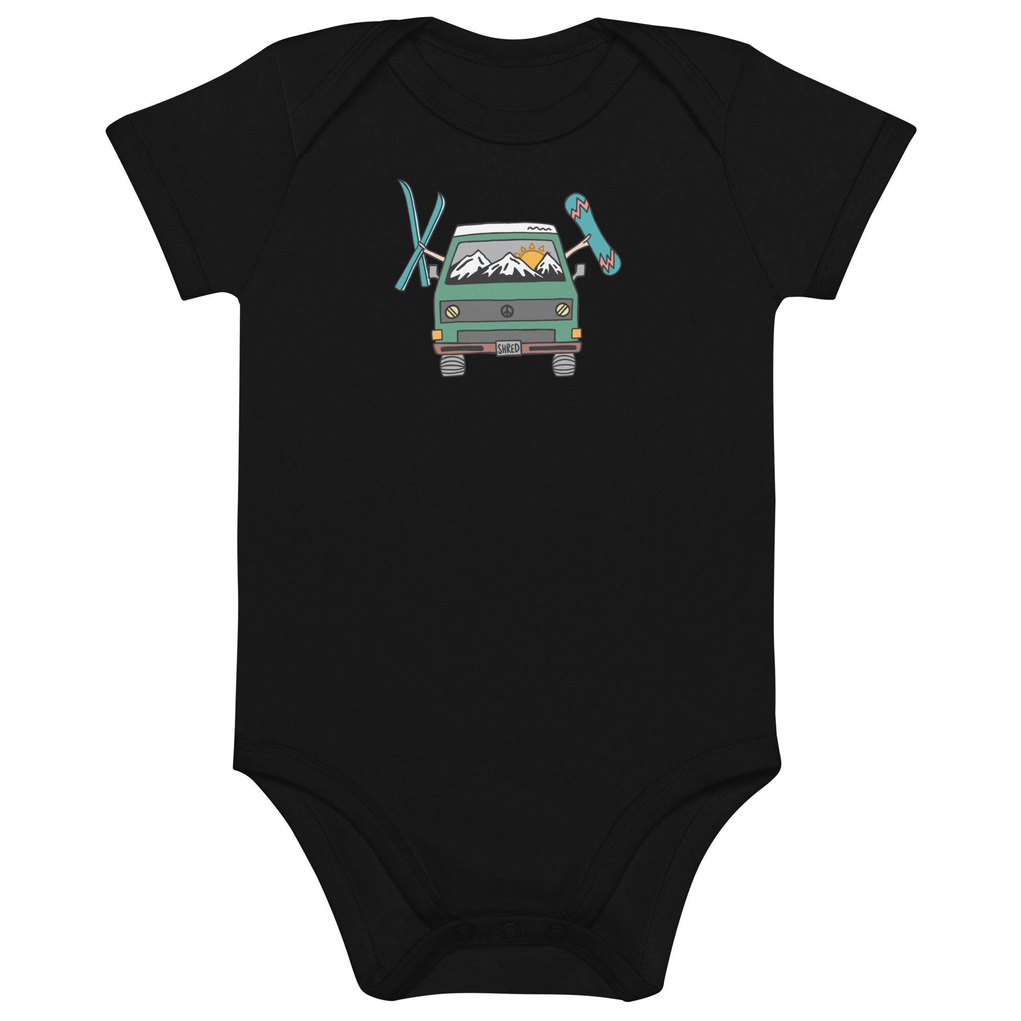 Shred Van One-Piece Baby Bodysuit - OVERLANDERS Outfitter