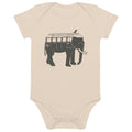 Easy Ride Elephant Organic Cotton Baby Bodysuit - OVERLANDERS Outfitter