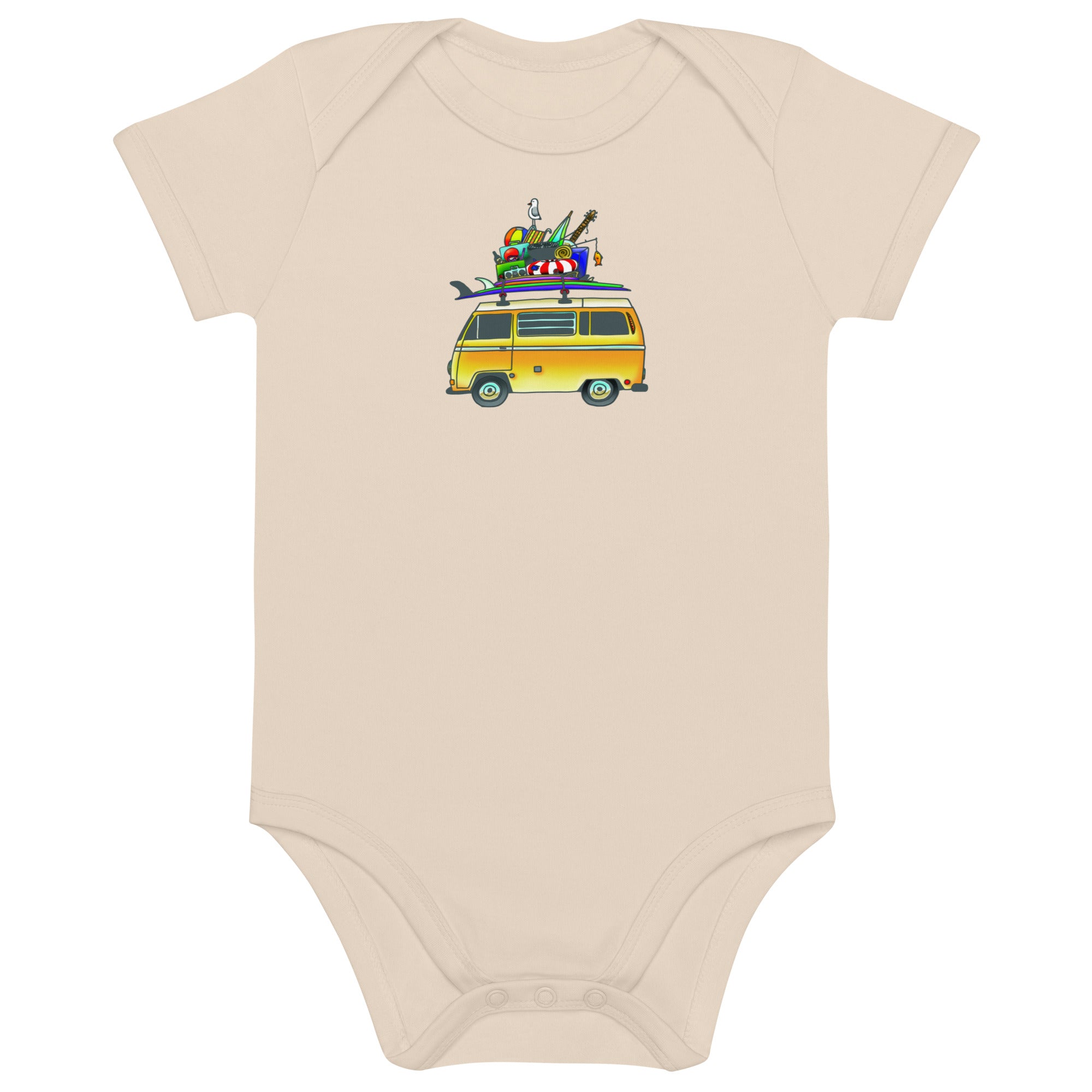 RAD Bus One-Piece Baby Bodysuit - OVERLANDERS Outfitter