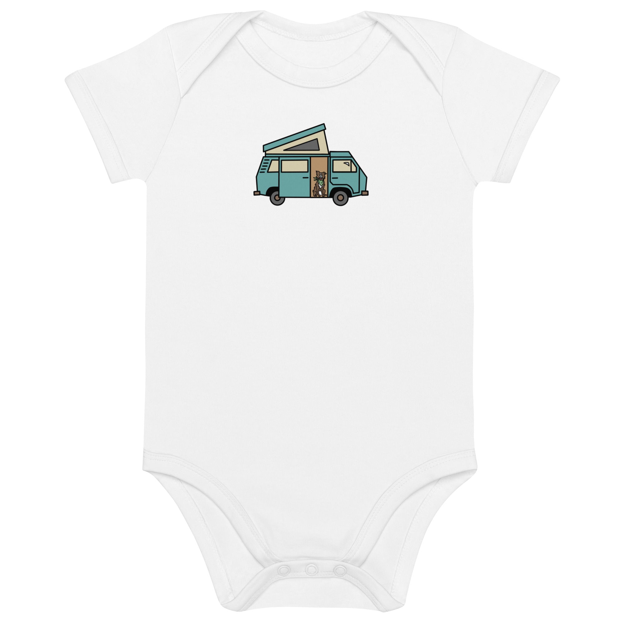 Dog in Van One-Piece Baby Bodysuit - OVERLANDERS Outfitter