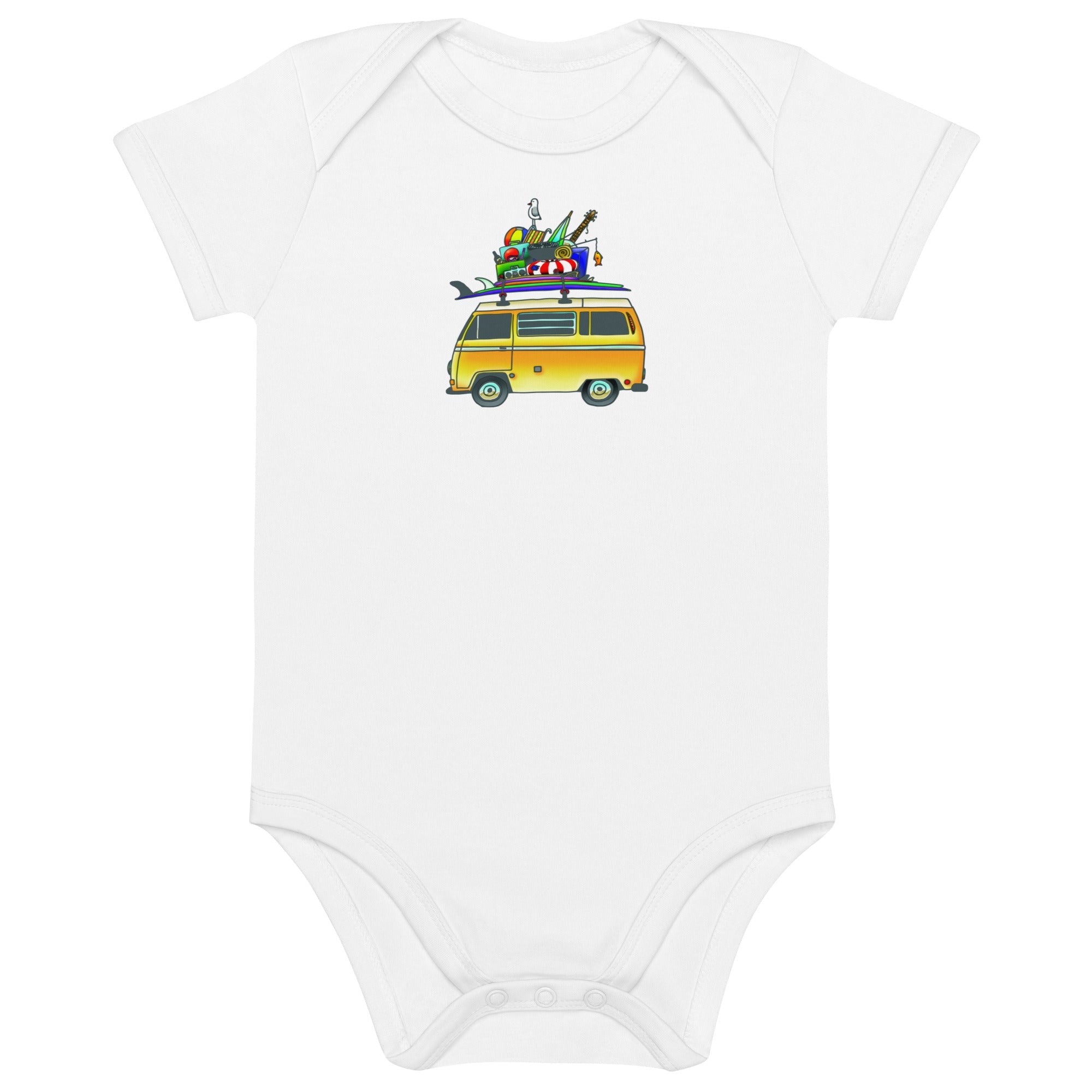 RAD Bus One-Piece Baby Bodysuit - OVERLANDERS Outfitter