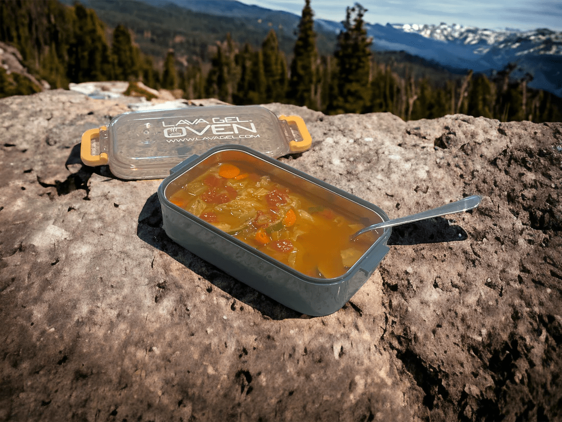 SFT2 Tactical Lava Gel Oven for outdoor cooking, featuring a compact design and sturdy build for camping and grilling.