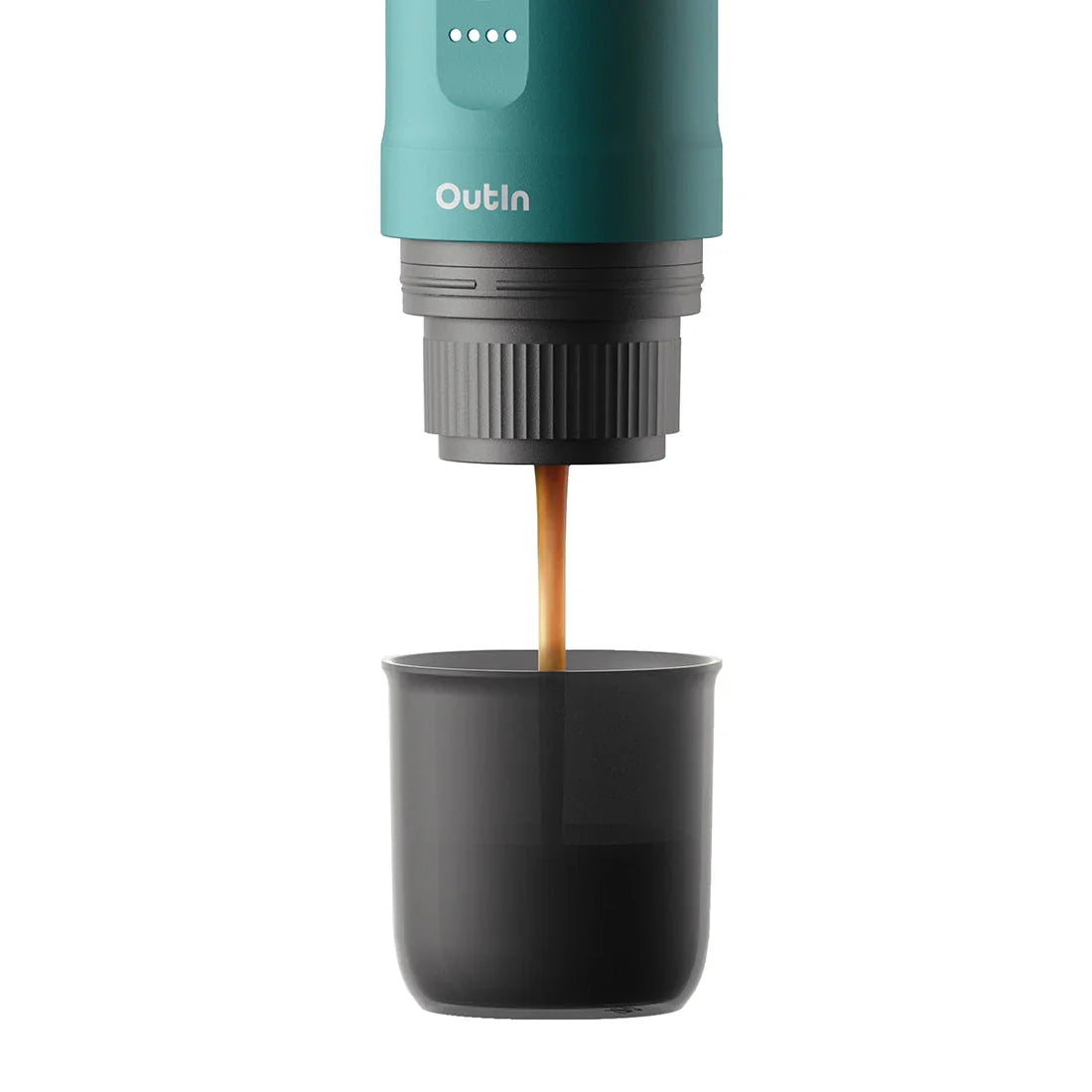 Nano Portable Espresso Machine (OutIn Teal) - OVERLANDERS Outfitter