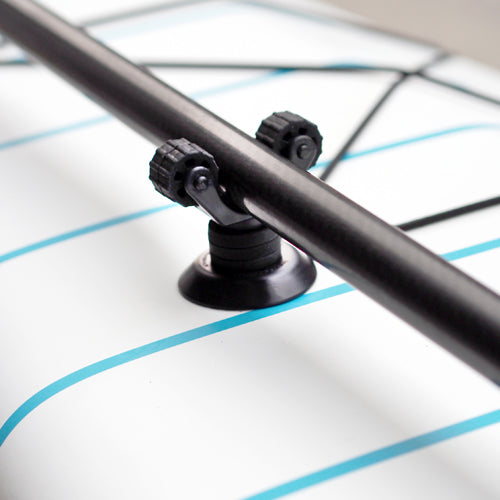 Vamo Life paddle holder with leash plug adapter, durable kayak paddle accessory for secure storage and easy transport.