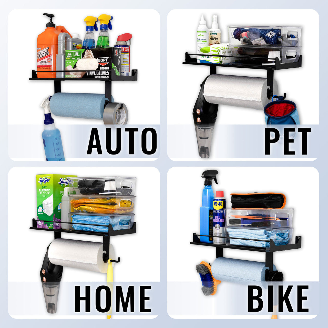 Quick Clean Paper Towel Holder and Wall Shelf - OVERLANDERS Outfitter