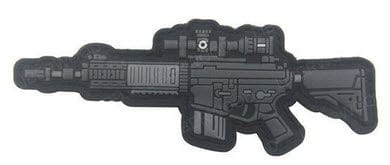 SFT2 Tactical Pew Pew Patches featuring colorful designs on durable fabric for tactical gear or personal accessories.