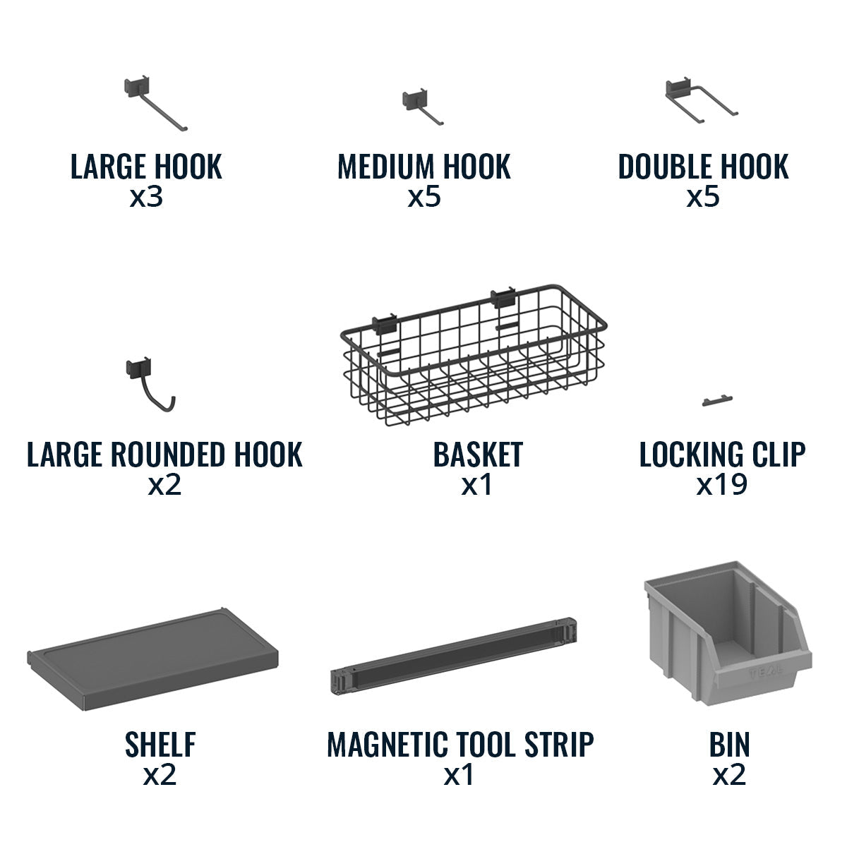 Pegboard Pro Accessory Pack - OVERLANDERS Outfitter