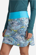 FisheWear Permit Paradise Skort showing lightweight fabric and stylish design perfect for outdoor activities