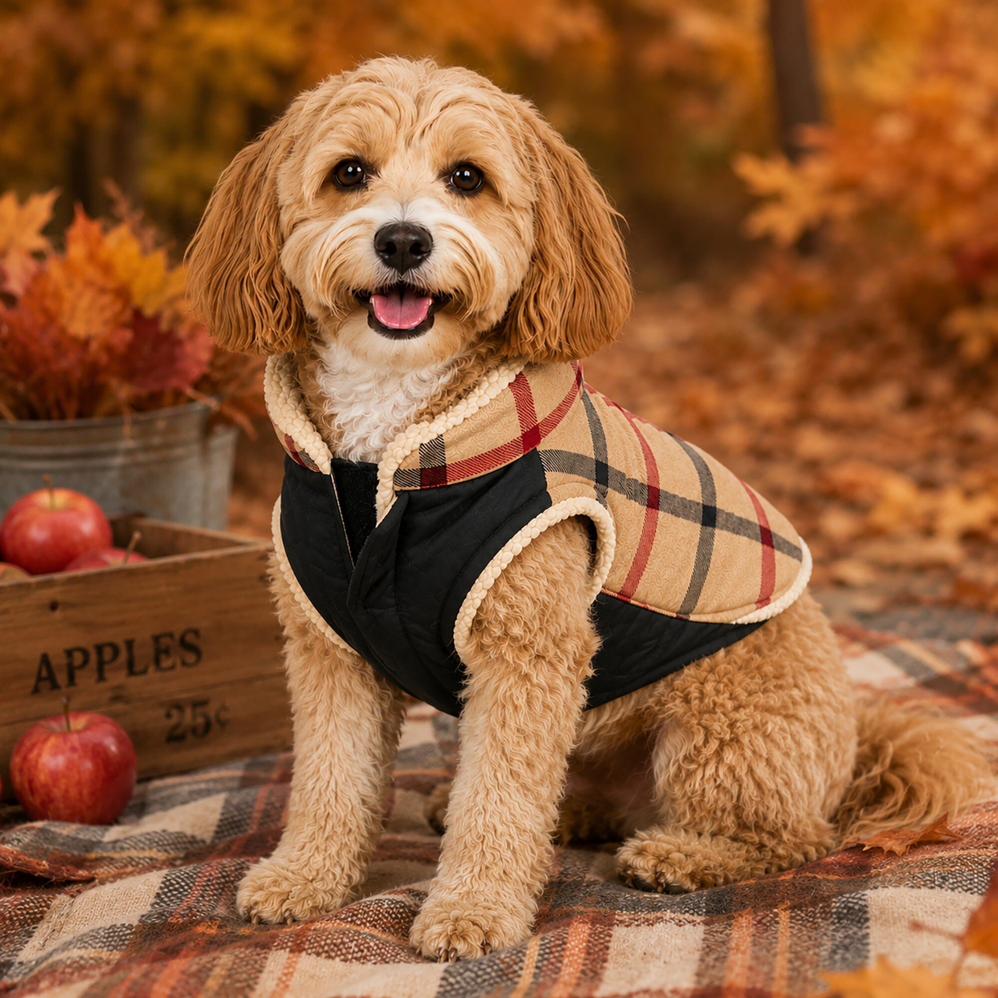 Pet Life ®  'Allegiance' Classical Insulated Plaid Fashion Dog Jacket - OVERLANDERS Outfitter