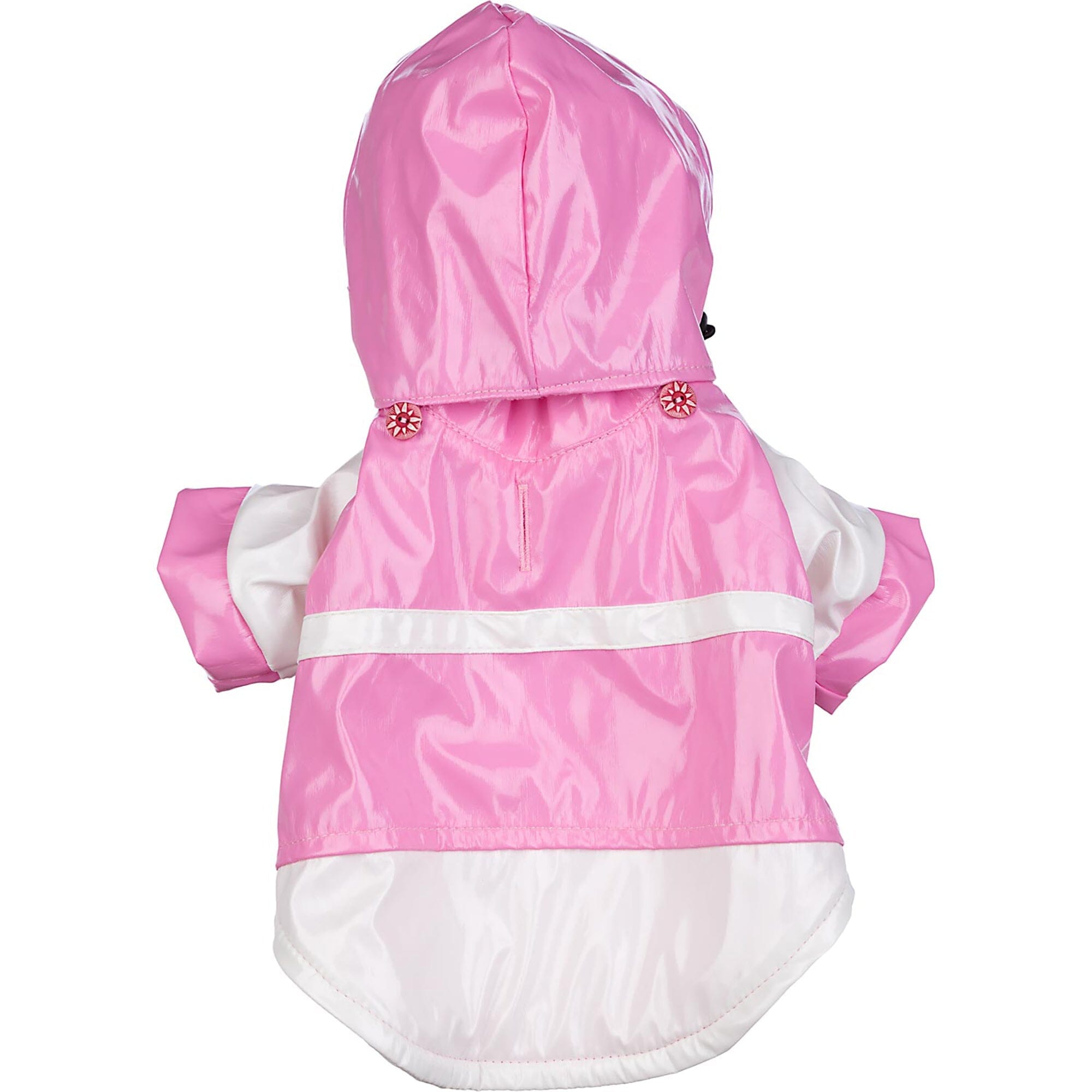 Pet Life ® 'Two-Tone' Waterproof Adjustable Dog Raincoat Jacket w/ Removable Hood - OVERLANDERS Outfitter