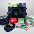 Gray background image of Entropy Survival's Safe Pet Kit, an emergency preparedness kit designed for pet safety during disasters.