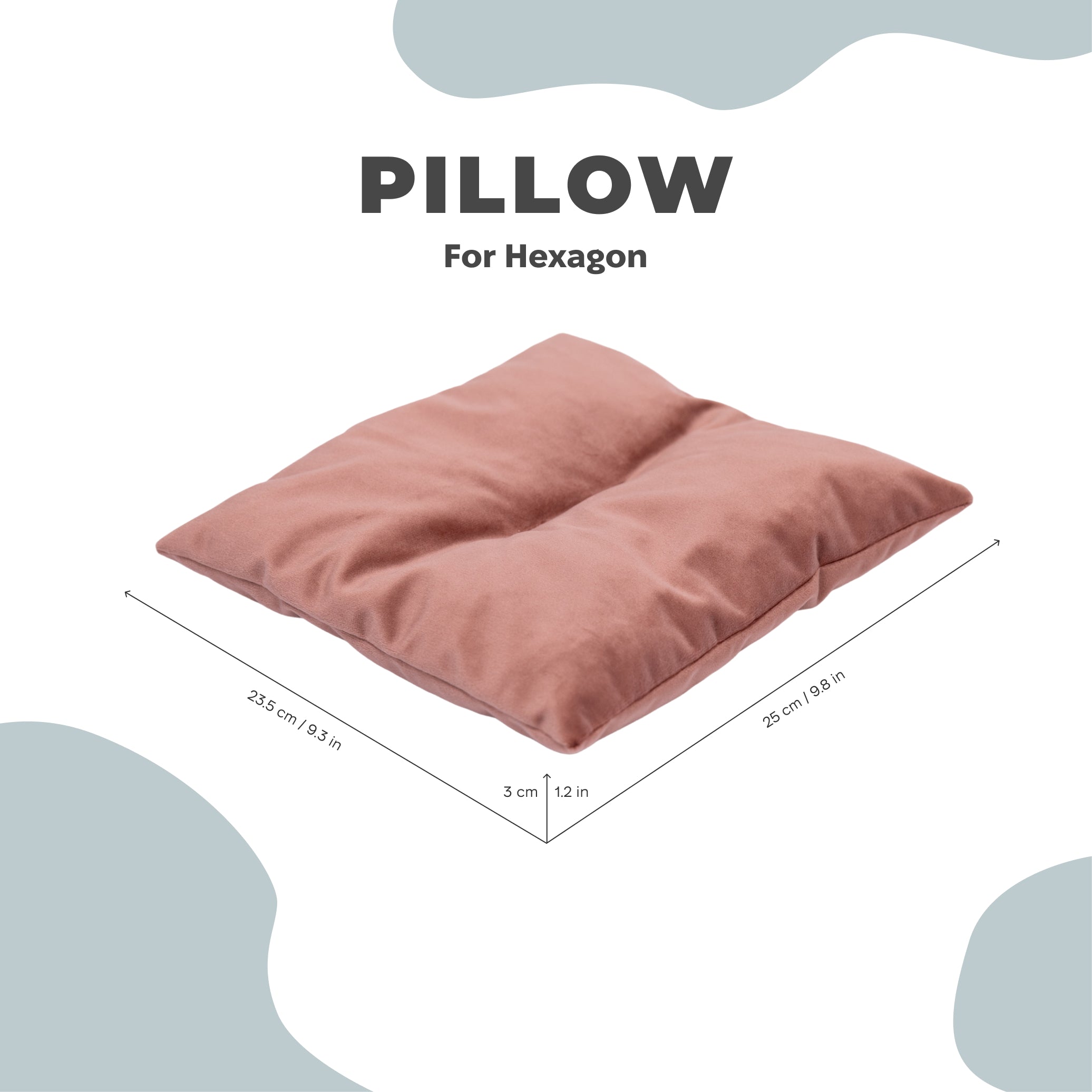 Pink Enjoy The Wood Cat Cushion Pillow with soft fabric and adorable feline design, perfect for cozy home decor.