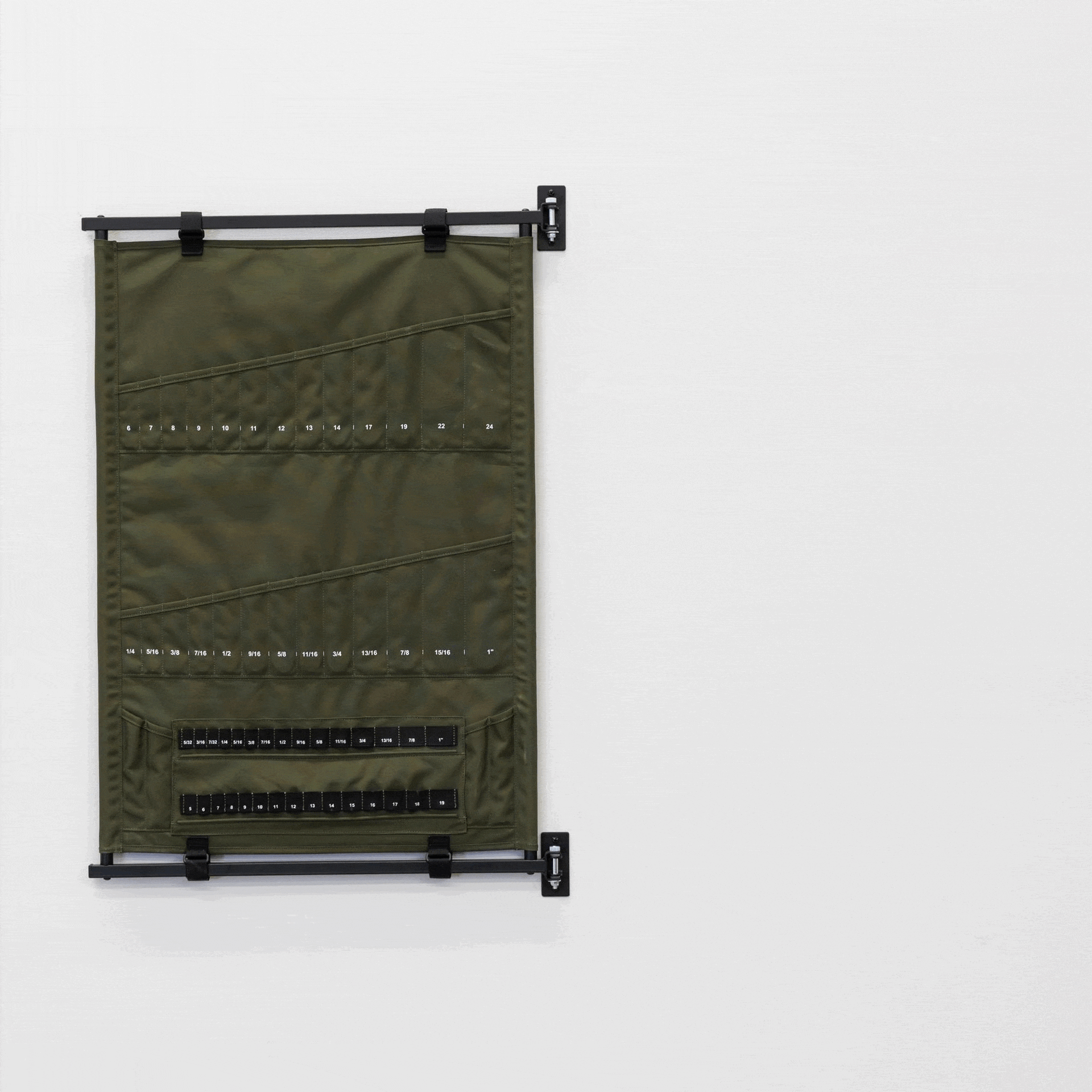 Pivot Panel Tool Organizer | High Pine Green - OVERLANDERS Outfitter
