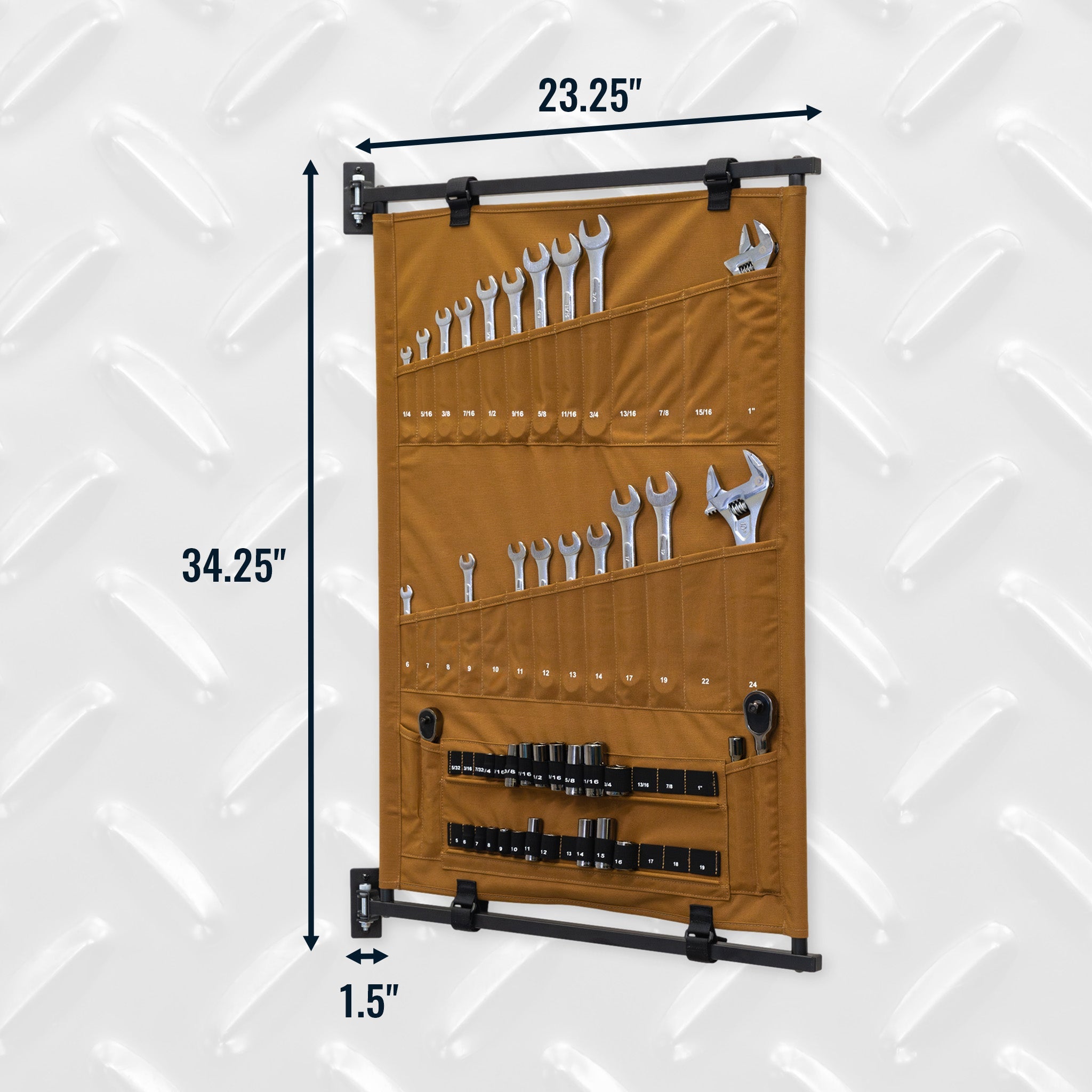 Pivot Panel Tool Organizer | Harvest Tan - OVERLANDERS Outfitter
