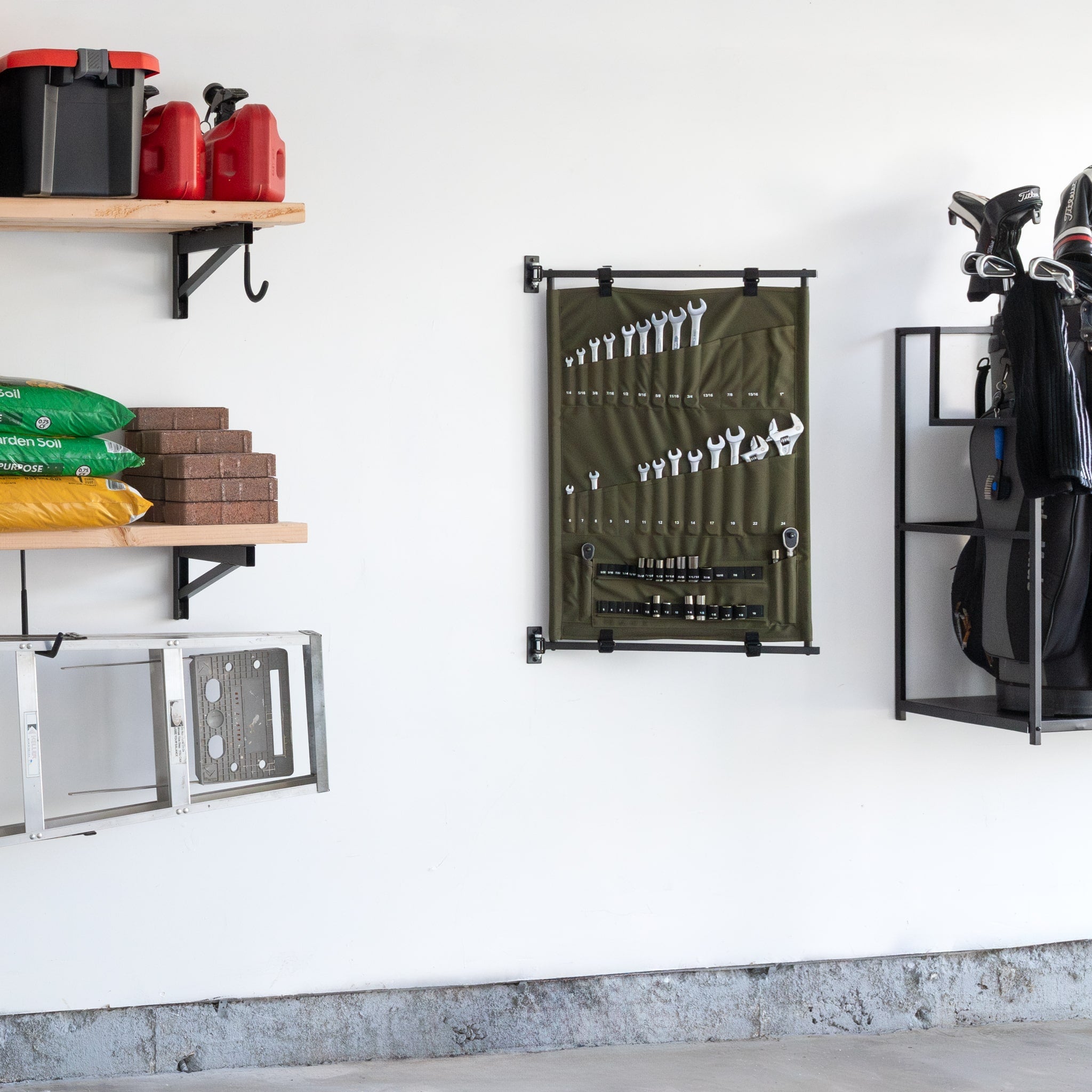 Pivot Panel Tool Organizer | High Pine Green - OVERLANDERS Outfitter