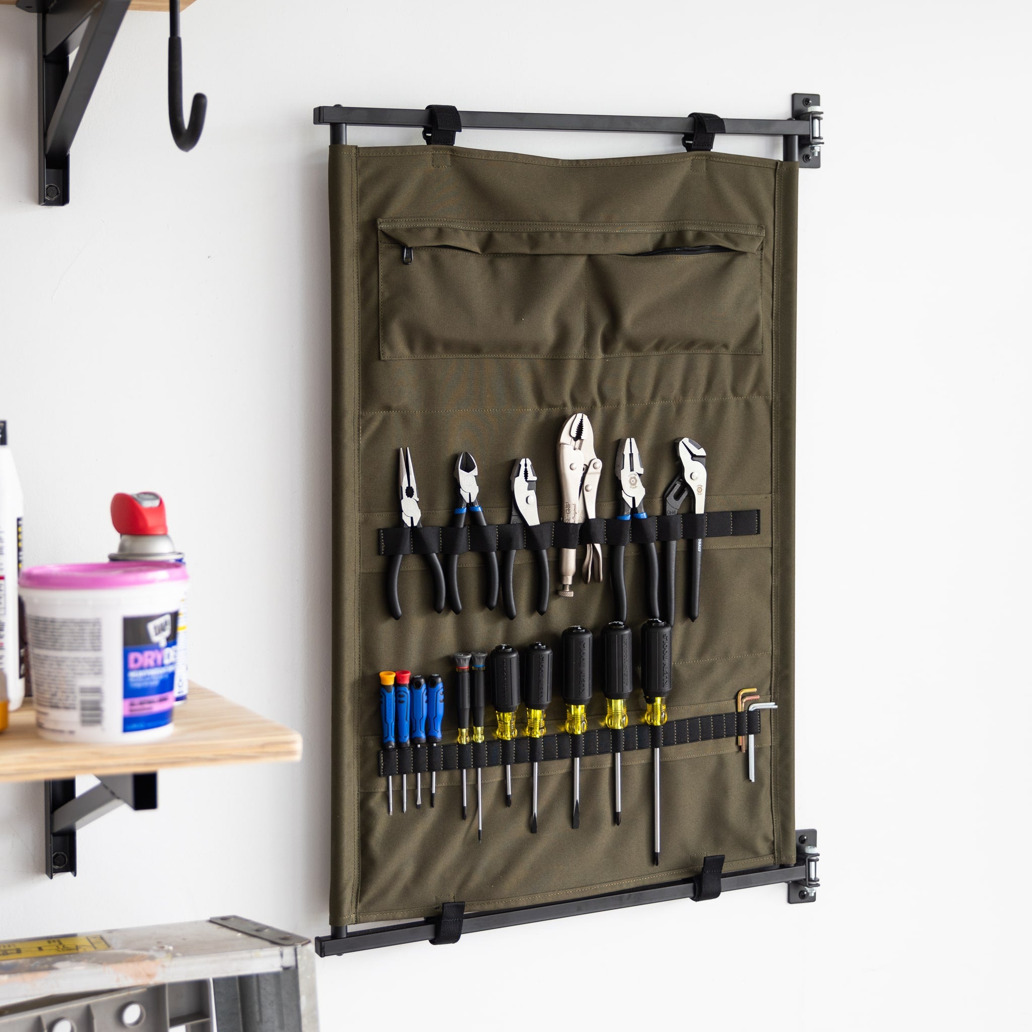 Pivot Panel Tool Organizer | High Pine Green - OVERLANDERS Outfitter