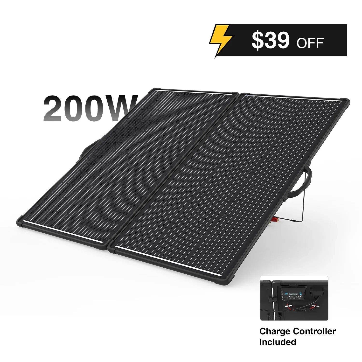 ACOPOWER PLK Portable Solar Panel Kit, Lightweight 20A Charge Controller——200W, 100W - We The Collective