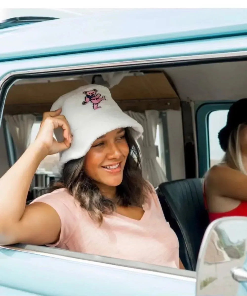 Peter Grimm Grateful Dead Pink Bear Bucket - Bucket Hat - OVERLANDERS Outfitter