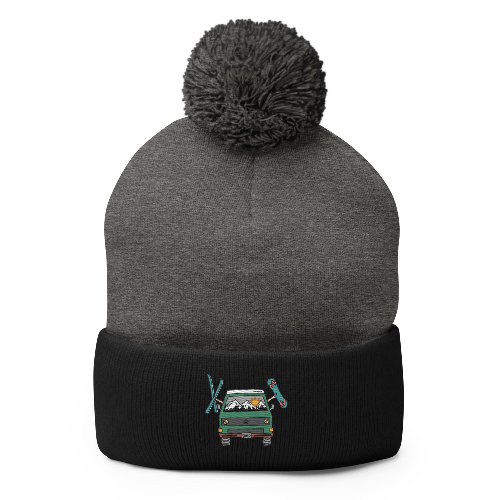 Shred Van Pom-Pom Beanie - OVERLANDERS Outfitter