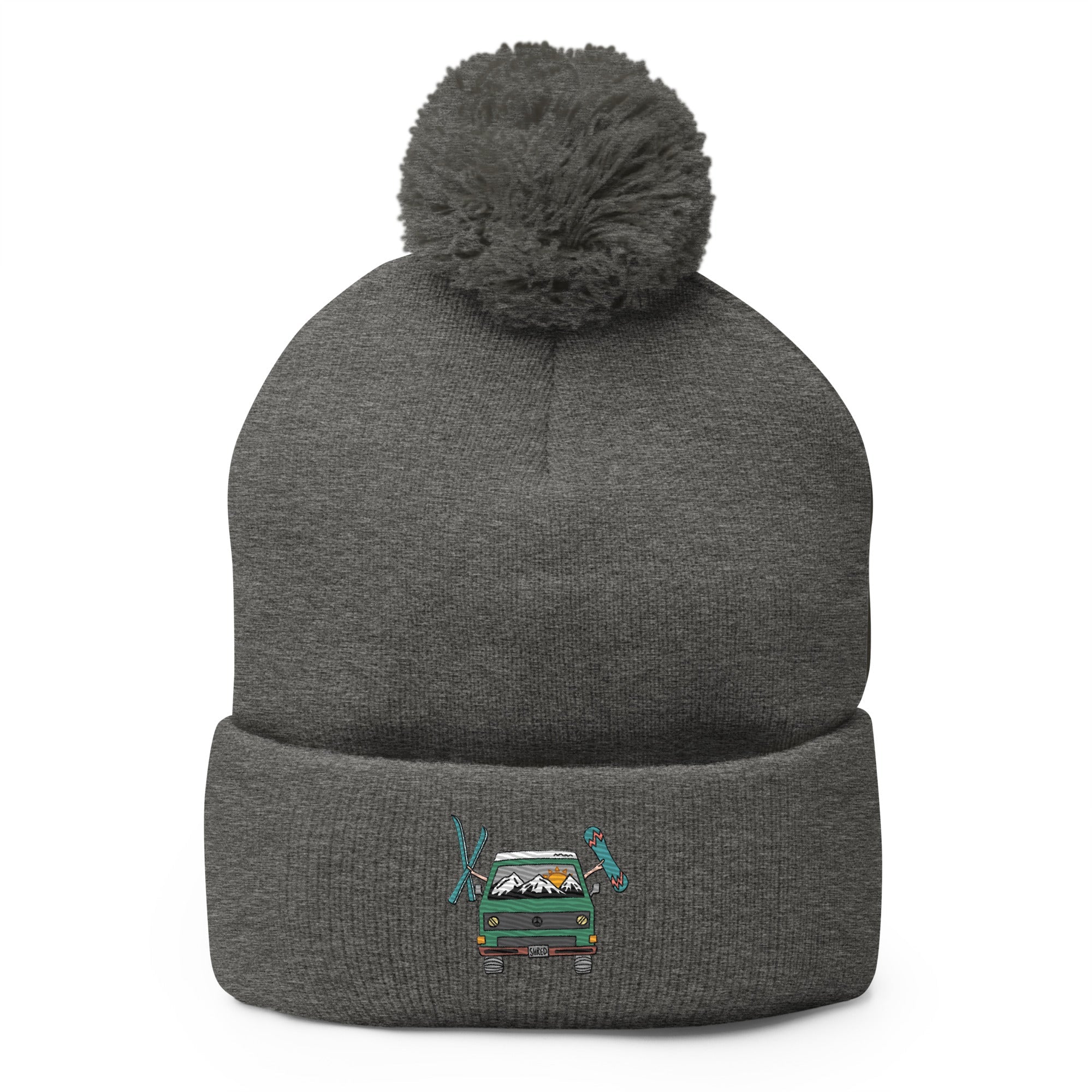 Shred Van Pom-Pom Beanie - OVERLANDERS Outfitter