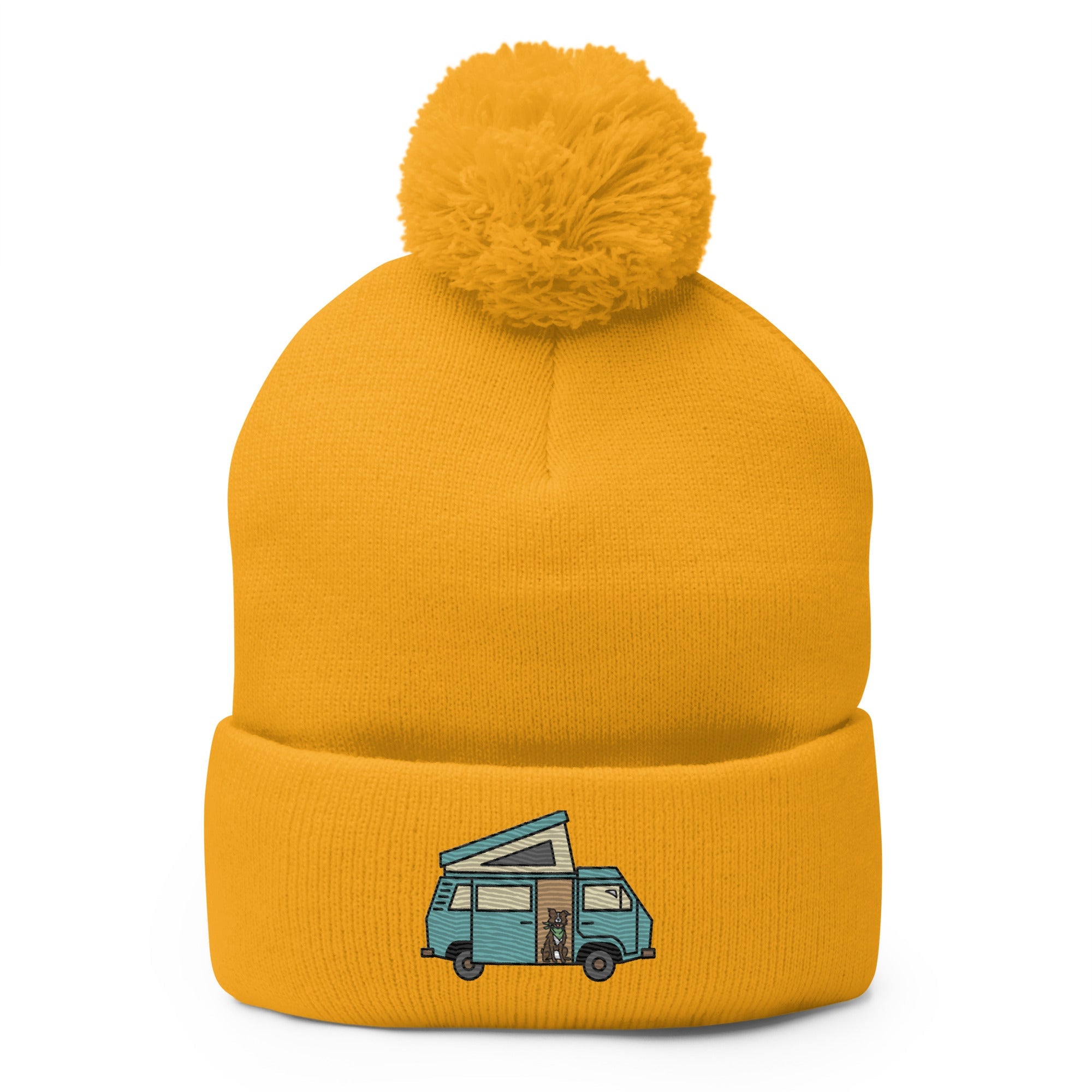 Dog in Van Pom-Pom Beanie - OVERLANDERS Outfitter
