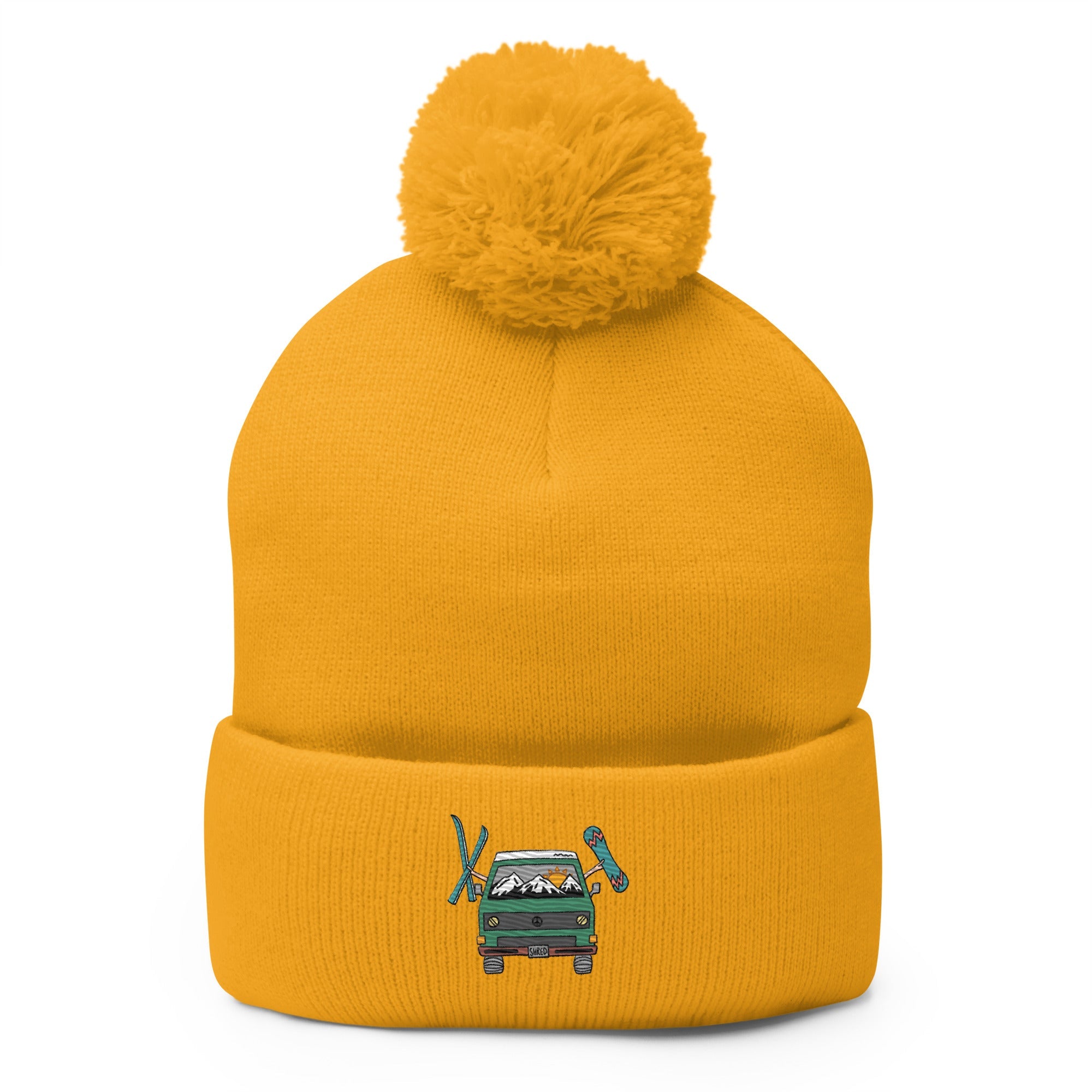 Shred Van Pom-Pom Beanie - OVERLANDERS Outfitter