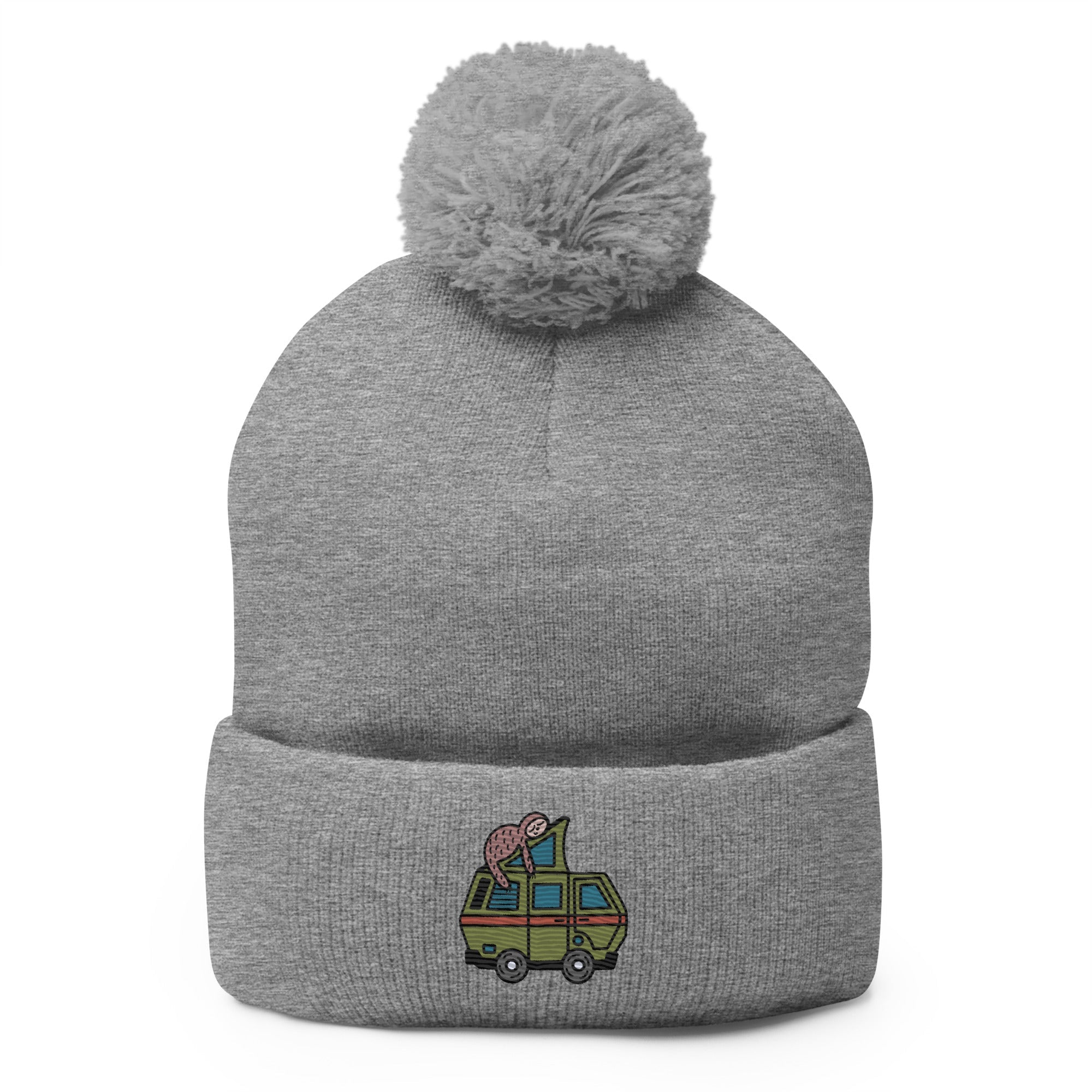 Stewie Sloth Pom-Pom Beanie - OVERLANDERS Outfitter