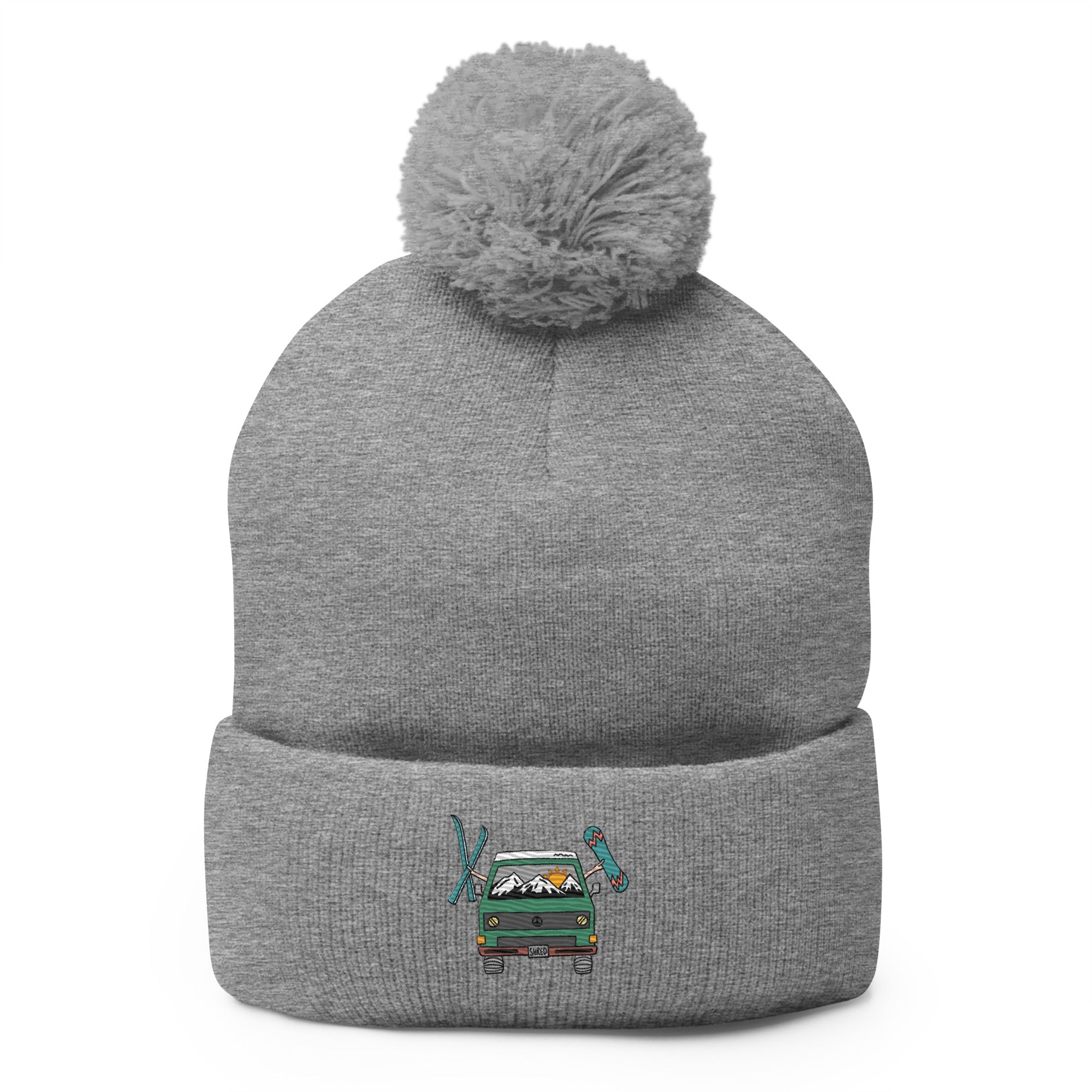 Shred Van Pom-Pom Beanie - OVERLANDERS Outfitter
