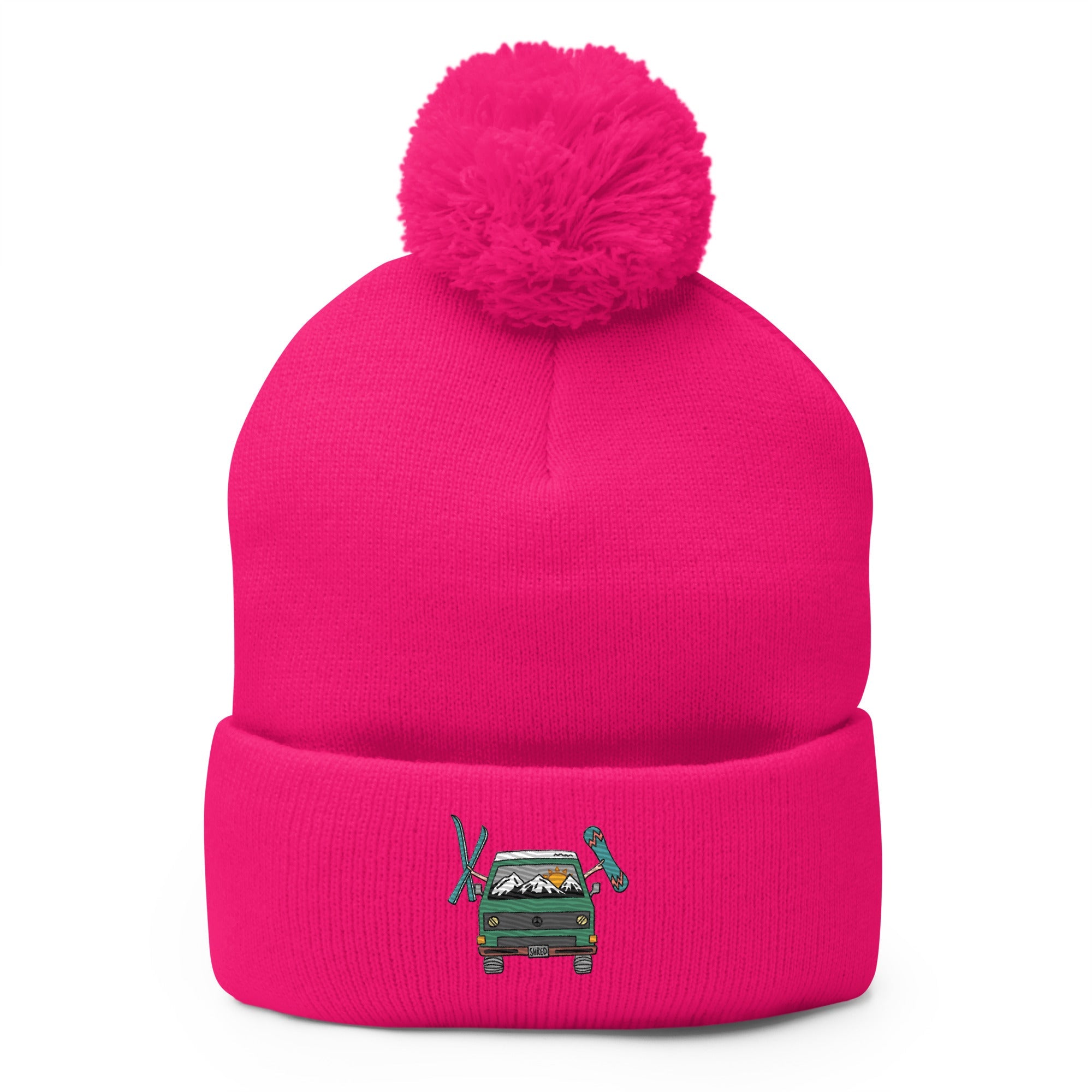 Shred Van Pom-Pom Beanie - OVERLANDERS Outfitter