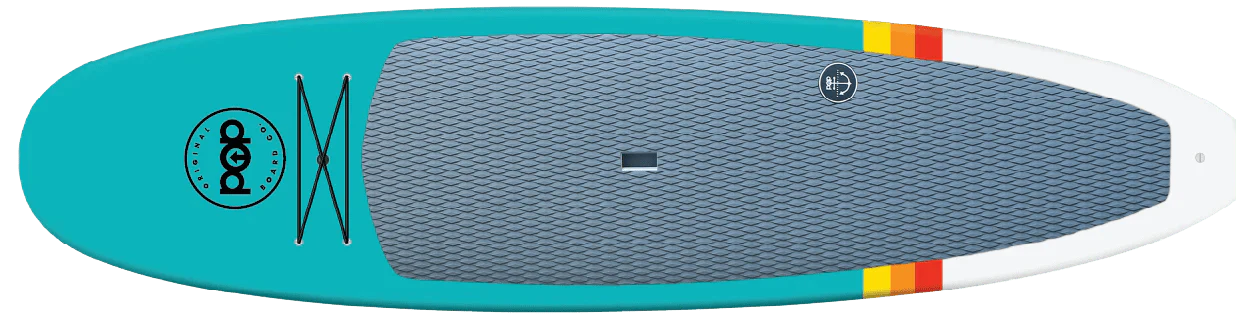 Backcountry Sportsman 10'6" Classico popboard with textured deck and durable construction, ideal for stand-up paddleboarding.